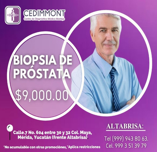 Promoción Cedimmont Biopsia de próstata